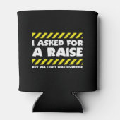 Funny Work Meme - Working Overtime Factory Worker Blikjeskoeler (Achterkant)