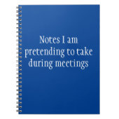 Funny Work Office Humor Meeting Notitieboek (Voorkant)