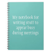 Funny Work Office Humor My Notitieboek (Voorkant)