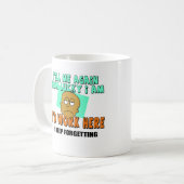 Funny Work T-shirts Gifts Koffiemok (Voorkant links)
