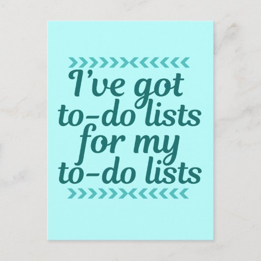 Funny Workaholic Briefkaart (Voorkant)