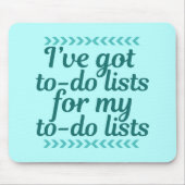 Funny Workaholic Muismat (Voorkant)