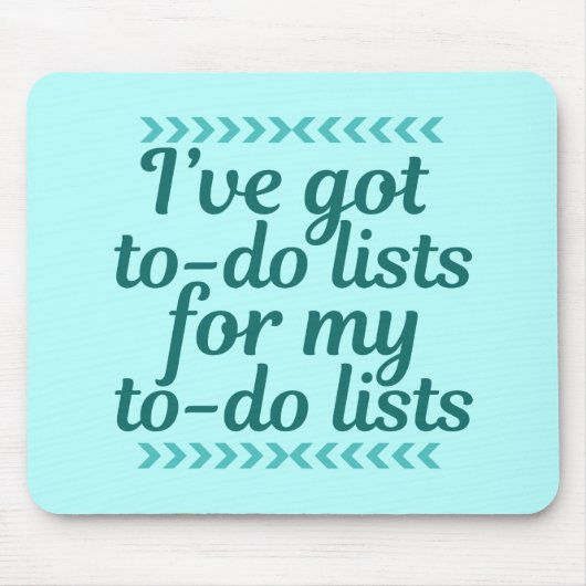 Funny Workaholic Muismat (Voorkant)