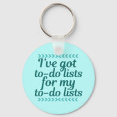 Funny Workaholic Sleutelhanger (Voorkant)