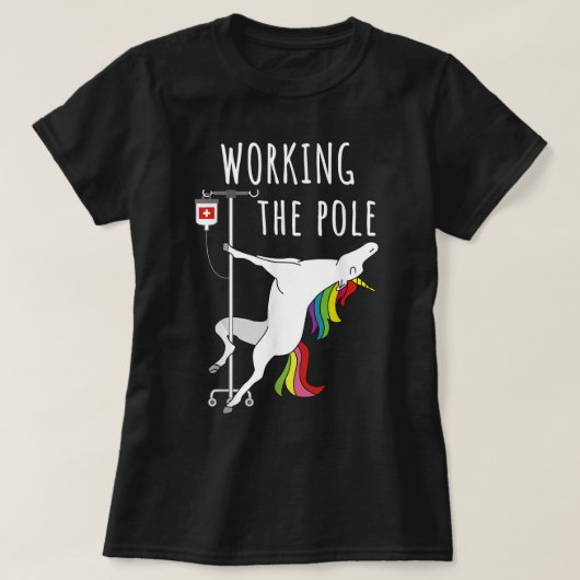 Funny Working the IV pool ER Nurse Emergency Room T-shirt (Design voorkant)
