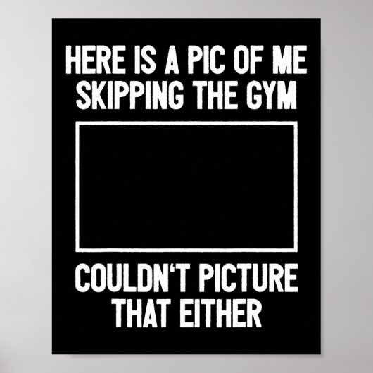 Funny Workout Bodybuilding Fitness I Afbeelding Sk Poster (Voorkant)