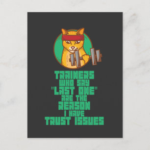 Funny Workout Briefkaart