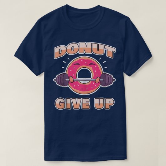 Funny Workout Gym geeft op T-shirt (Design voorkant)