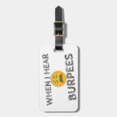 Funny Workout Gym Humor Bagagelabel (Voorkant verticaal)