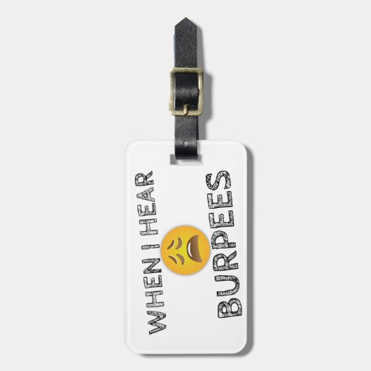 Funny Workout Gym Humor Bagagelabel (Voorkant verticaal)