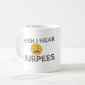 Funny Workout Gym Humor Koffiemok (Voorkant links)