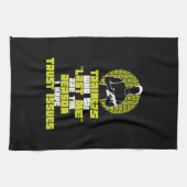 Funny Workout - Ik heb vertrouwensproblemen Theedoek (Horizontaal)