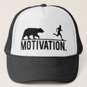 Funny Workout Motivation - Beer Chasing Jogger Trucker Pet (Voorkant)
