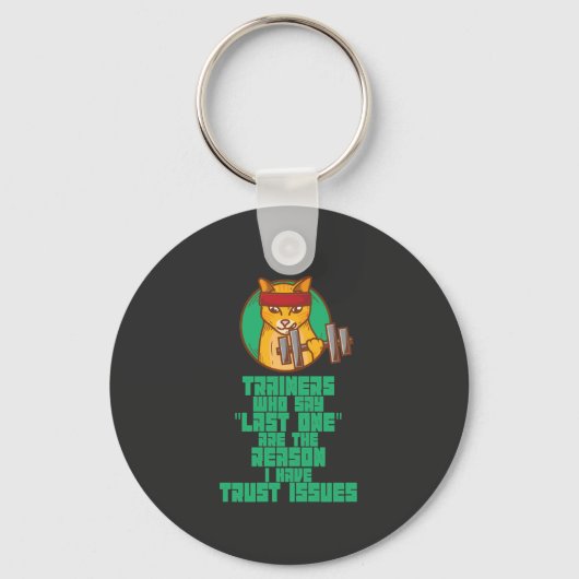 Funny Workout Sleutelhanger (Voorkant)