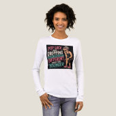 Funny Workout T-shirt voor Vrouwen 'Pop Lock en La (Voorkant)