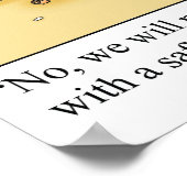 Funny Workplace Safety Brief Poster (Hoek)