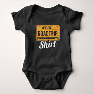 Funny World Traveler Gift Official Road Trip Romper