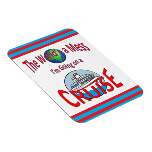 Funny Worlds a Mess Cruise Magneet (Rechterzijde)