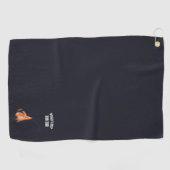 Funny Worlds Best Dog Dad Golf  Golfhanddoek (Horizontaal)