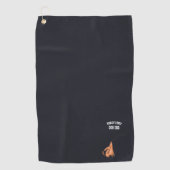 Funny Worlds Best Dog Dad Golf  Golfhanddoek (Voorkant)