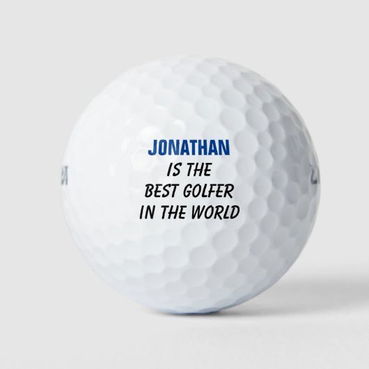 Funny World's beste Golfer Golfballen (Voorkant)