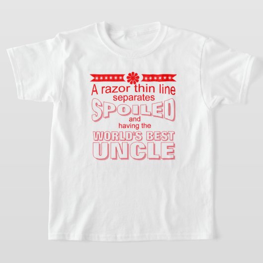 funny world's greatest uncle t-shirt (Laagn)