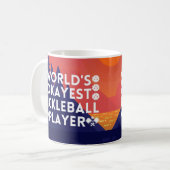 Funny World's Okayest Pickleball Player Koffiemok (Voorkant links)