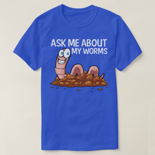 Funny Worm Art voor vrouwen Worm Farming Composti T-shirt (Design voorkant)