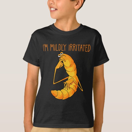 Funny Worm Meme I'm Mildly Irritated Marcus Mens W T-shirt (Voorkant)