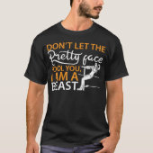 Funny worstelen girl shirt - Ik ben een beest (Voorkant)