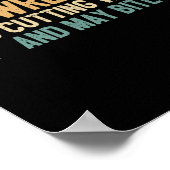 Funny worstling-liefdesfan, alstublieft poster (Hoek)