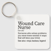 Funny Wound Care Nurse Definition Sleutelhanger (Voorkant)