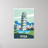 Funny WPA national parks style Canvas Afdruk (Voorkant)