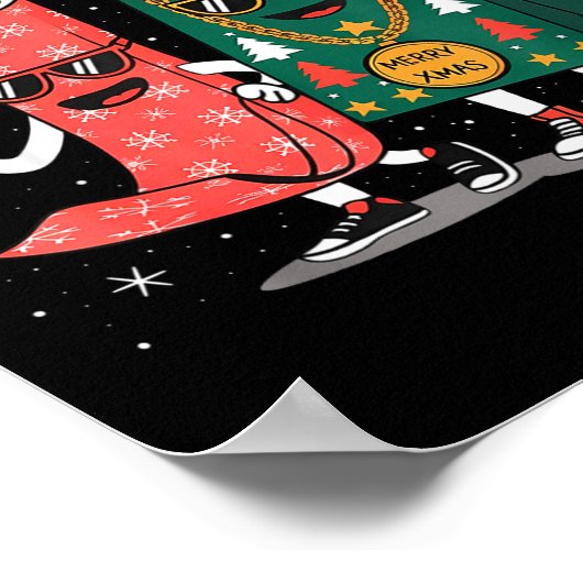 Funny Wrapng Rapng Paper Wrap Music Rap Pj  Poster (Hoek)