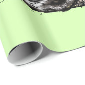 Funny Wrapping Paper met Pug Dog - Aangepaste kleu Cadeaupapier (Rol Hoek)