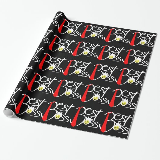 Funny Wrapping papers voor baas Cadeaupapier (Uitgerold)