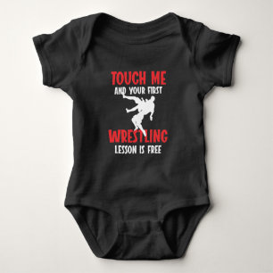 Funny Wrestling Coach Lesson Wrestler Humor Romper