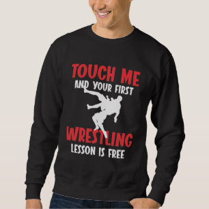Funny Wrestling Coach Lesson Wrestler Humor Trui