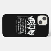 Funny Wrestling Definition Wrestler iPhone Hoesje (Achterkant horizontaal)