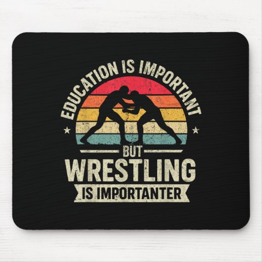 Funny Wrestling Education Joke For Wrestler Men Ki Muismat (Voorkant)