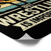 Funny Wrestling Education Joke For Wrestler Men Ki Poster (Hoek)