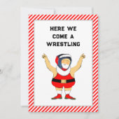 Funny Wrestling Kerst Kaarten (Voorkant)
