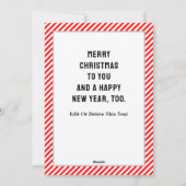 Funny Wrestling Kerst Kaarten (Achterkant)