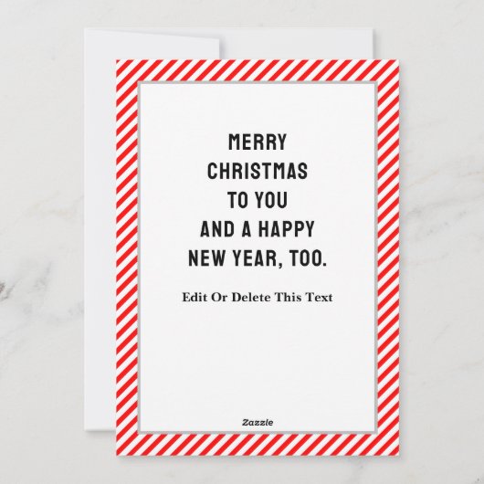 Funny Wrestling Kerst Kaarten (Achterkant)