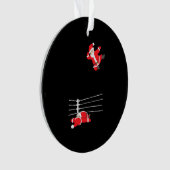 Funny Wrestling Kerstkerstkerstfeestdagen Ornament (voorkant)