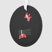 Funny Wrestling Kerstkerstkerstfeestdagen Ornament (voorkant)