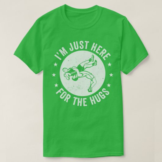 Funny Wrestling Wrestle Design voor Mannen T-shirt (Design voorkant)