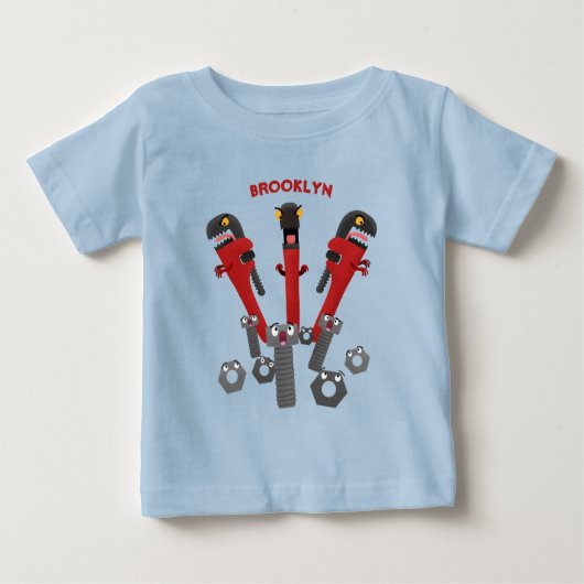 Funny wright Monster tools humor cartoon (Voorkant)