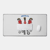 Funny wright Monster tools humor cartoon Bureaumat (Keyboard & Muis)