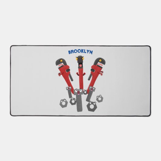 Funny wright Monster tools humor cartoon Bureaumat (Voorkant)